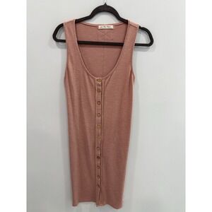 Free People We The Free Gia Ribbed Tank Dress XS Bodycon Casual Stretch